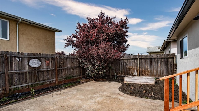 view of patio / terrace featuring a fenced backyard