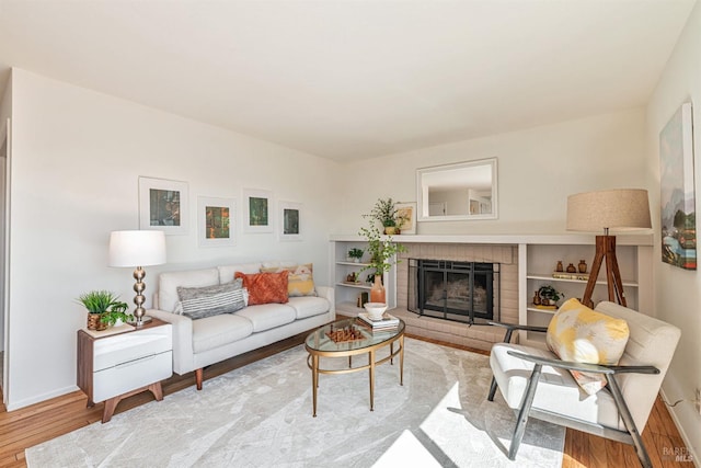 141 Albatrosse Way, Vallejo, CA 94589 - living area featuring baseboards, wood finished floors, and a fireplace