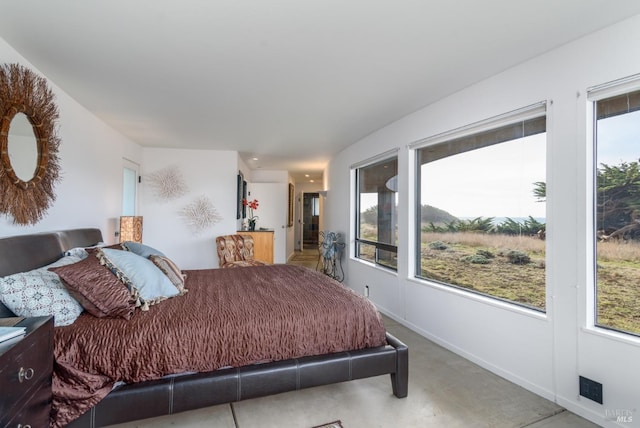 bedroom with carpet flooring