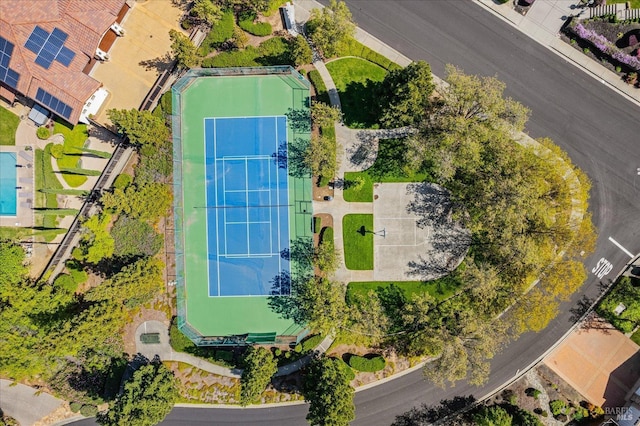 drone / aerial view