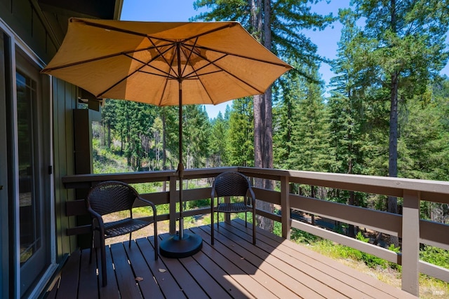 view of deck