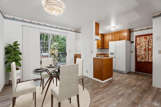 26228 Otter Dr, Willits, CA 95490 - dining area with wood finished floors