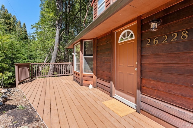 26228 Otter Dr, Willits, CA 95490 - view of deck