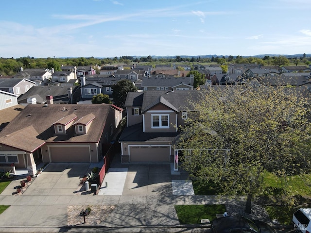 birds eye view of property featuring a residential view
