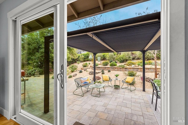 view of patio