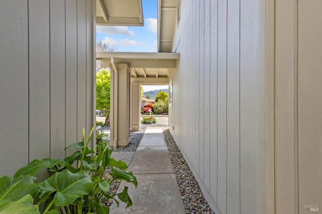 view of side of property
