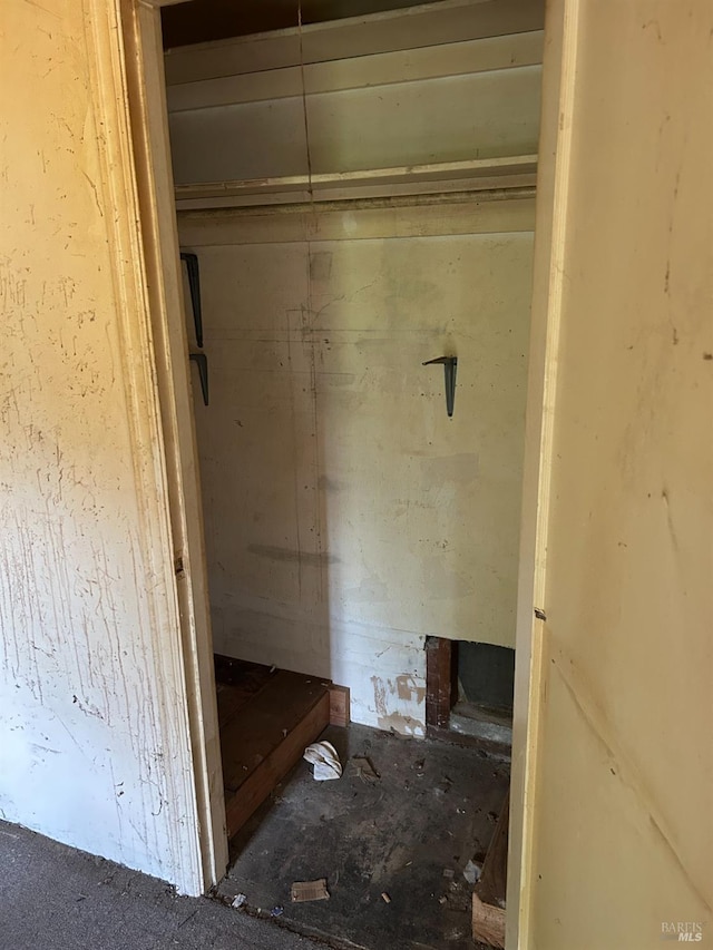 view of closet