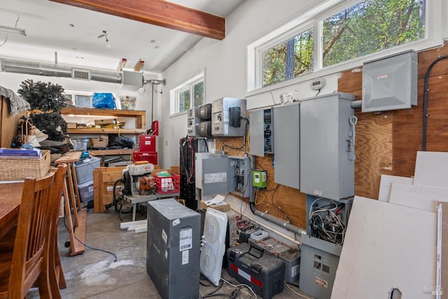 storage featuring visible vents
