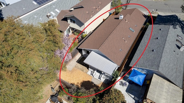 aerial view
