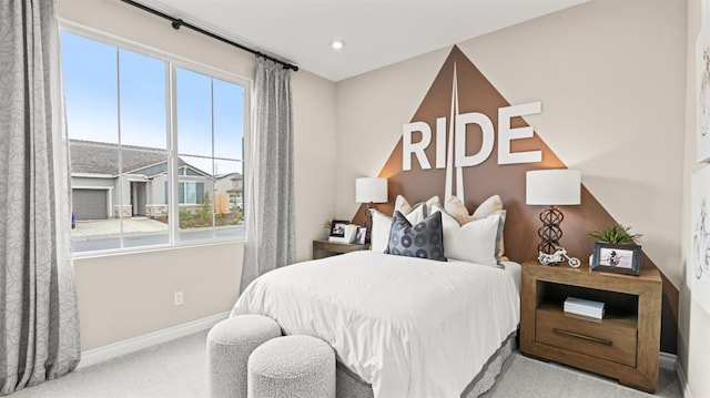 3916 Valance Way, Rancho Cordova, CA 95742 - bedroom featuring carpet flooring, baseboards, and recessed lighting