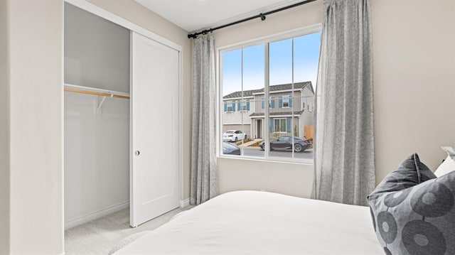 3916 Valance Way, Rancho Cordova, CA 95742 - bedroom with carpet floors, baseboards, and a closet