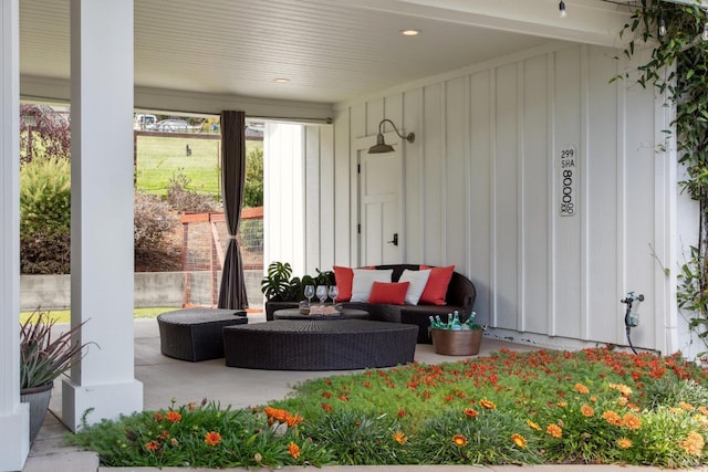 9123 Red Hill Ct, Cotati, CA 94931 - view of patio with an outdoor living space