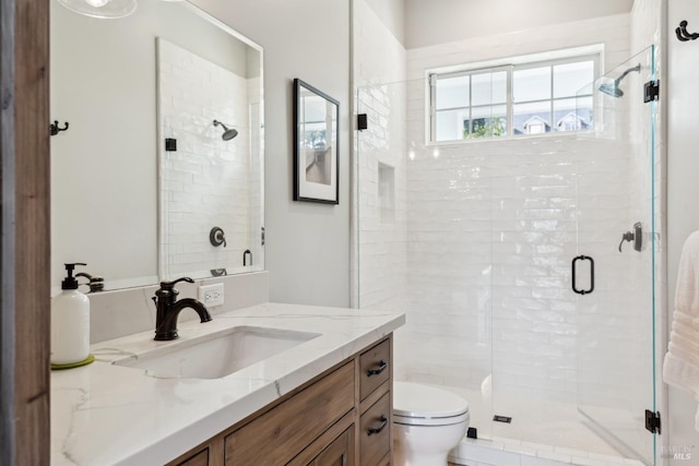 9123 Red Hill Ct, Cotati, CA 94931 - bathroom featuring vanity and a stall shower