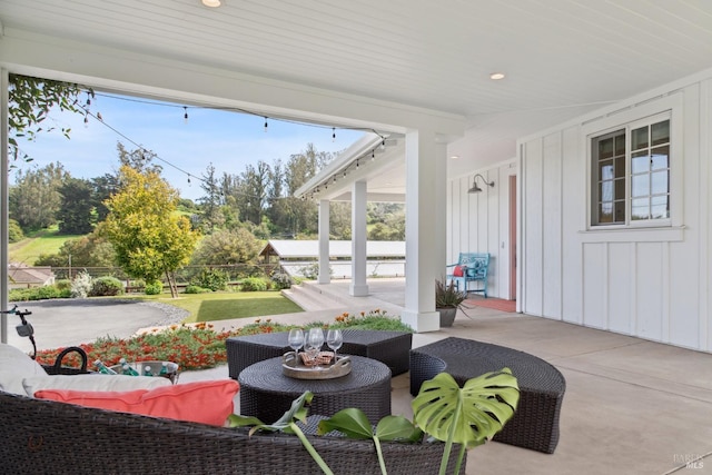 9123 Red Hill Ct, Cotati, CA 94931 - view of patio with an outdoor living space