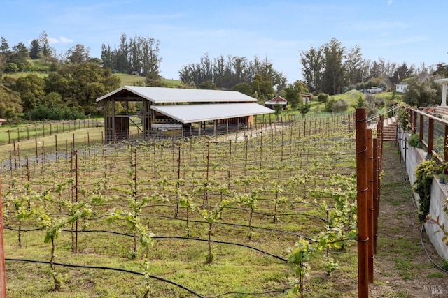 9123 Red Hill Ct, Cotati, CA 94931 - view of yard featuring an outbuilding, a view of rural / pastoral area, and an exterior structure
