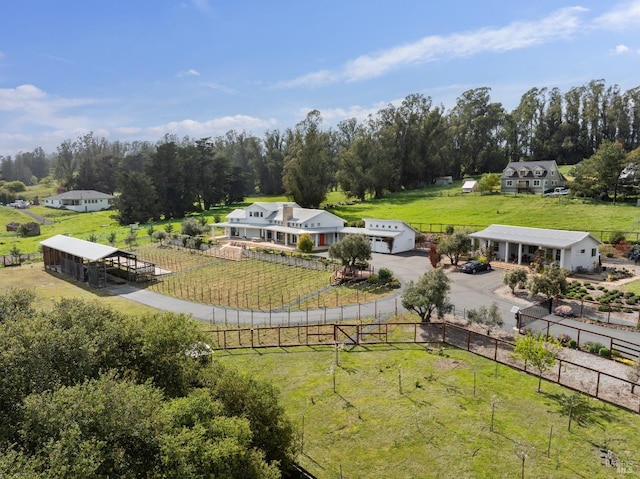 9123 Red Hill Ct, Cotati, CA 94931 - overview of rural landscape with a tree filled landscape