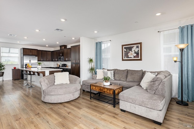 2428 Artisan Way, Fairfield, CA 94533 - living room with light wood-type flooring and recessed lighting