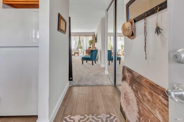 900 Southampton Rd Unit 99, Benicia, CA 94510 - hall featuring baseboards and wood finished floors