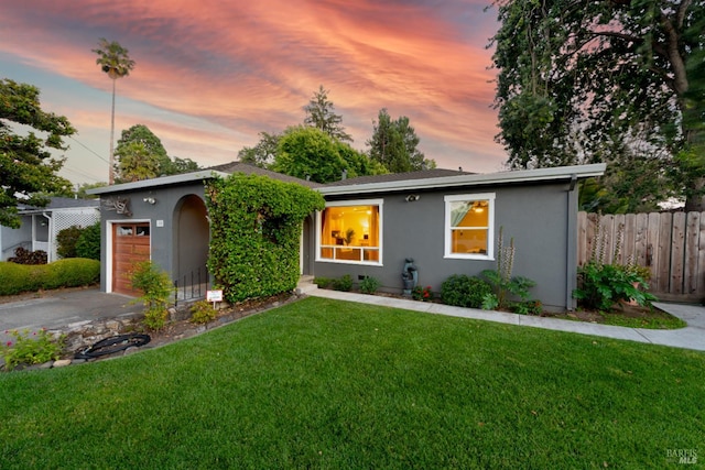 1595 Cinnamond St, Napa, CA 94559 - single story home with stucco siding, asphalt driveway, and an attached garage