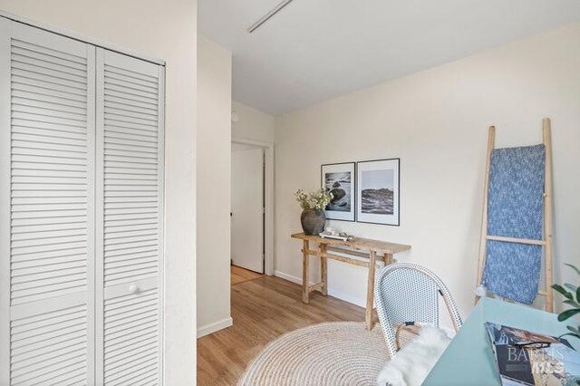 294 Scenic Rd, Fairfax, CA 94930 - office space with wood finished floors and baseboards