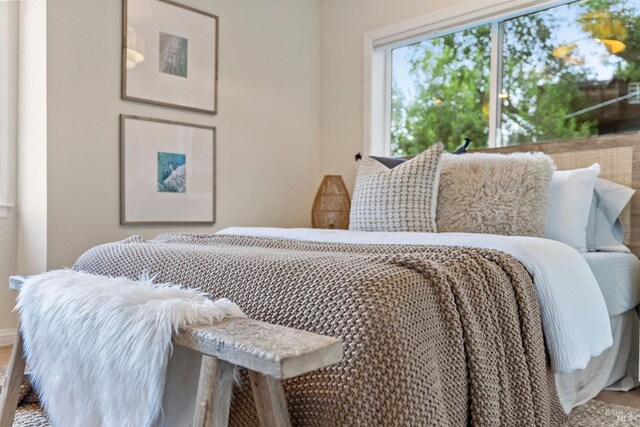 294 Scenic Rd, Fairfax, CA 94930 - bedroom with wood finished floors