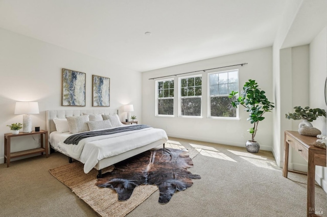 bedroom featuring carpet floors