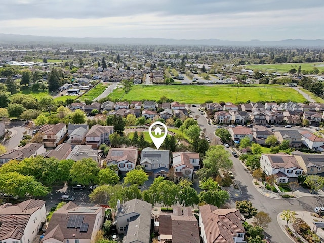 drone / aerial view featuring a residential view