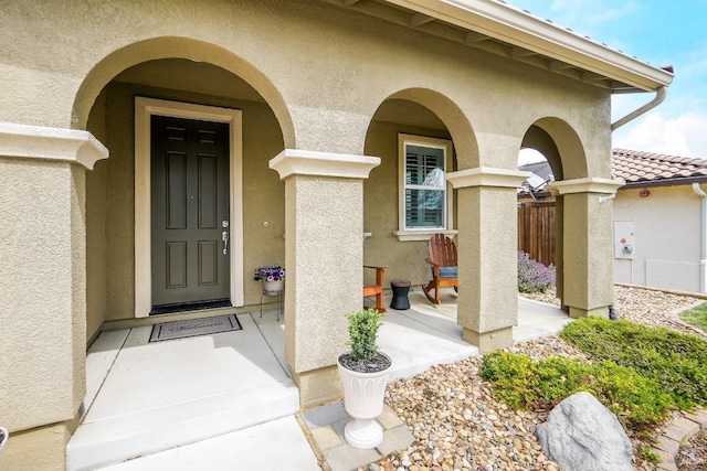 2436 Chuck Hammond Dr, Fairfield, CA 94533 - property entrance with a porch and stucco siding
