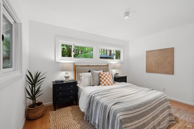 15 Glen Dr, Mill Valley, CA 94941 - bedroom with baseboards and light wood finished floors