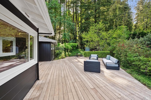 15 Glen Dr, Mill Valley, CA 94941 - wooden deck featuring an outdoor hangout area
