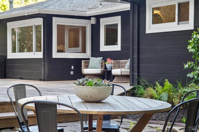 15 Glen Dr, Mill Valley, CA 94941 - exterior space with a shingled roof