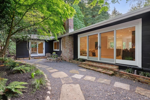 15 Glen Dr, Mill Valley, CA 94941 - back of property with a patio area and a chimney