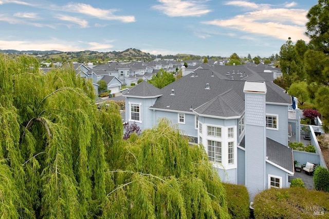 birds eye view of property featuring a residential view