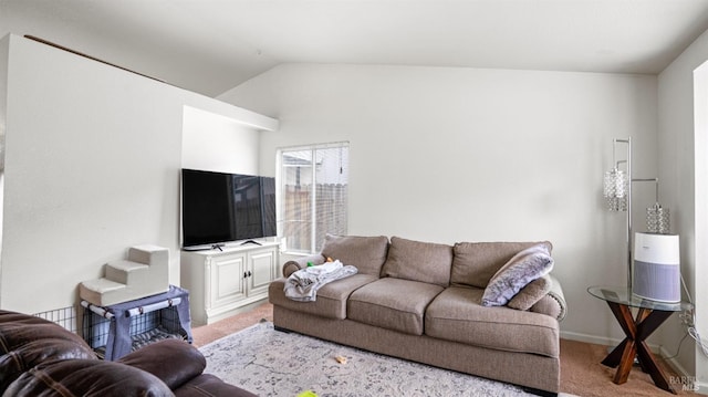 1864 Quail Meadows Cir, Vacaville, CA 95687 - carpeted living room with vaulted ceiling