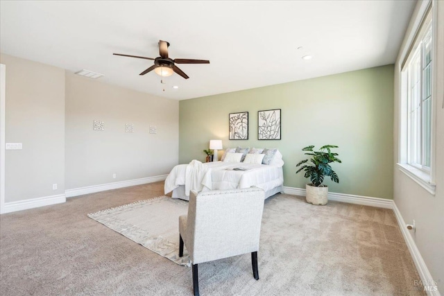 1012 Capitola Ct, Vacaville, CA 95687 - carpeted bedroom with ceiling fan and recessed lighting