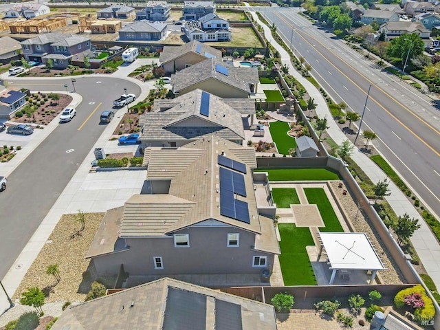birds eye view of property featuring a residential view