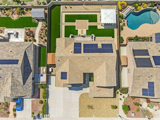 drone / aerial view