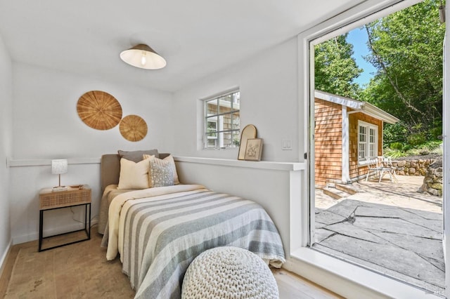 354 Forrest Ave, Fairfax, CA 94930 - bedroom with access to exterior and multiple windows