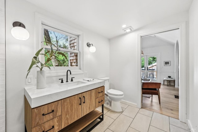 354 Forrest Ave, Fairfax, CA 94930 - bathroom featuring vanity and tile patterned flooring