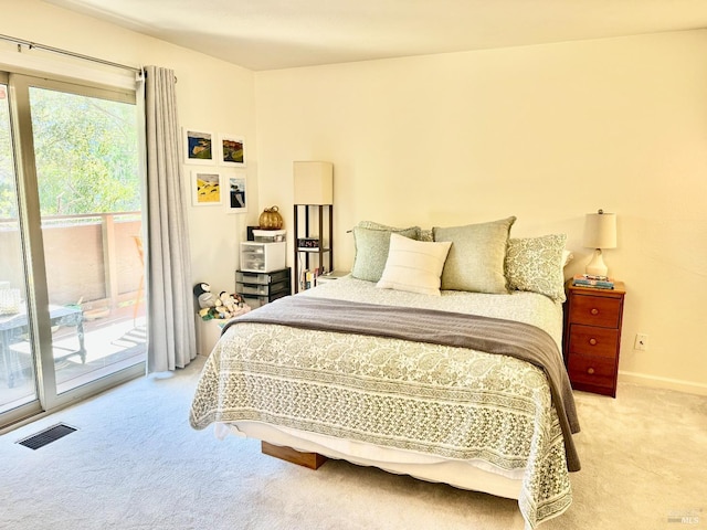50 Via Belardo Unit 12, Greenbrae, CA 94904 - bedroom with light carpet and access to outside