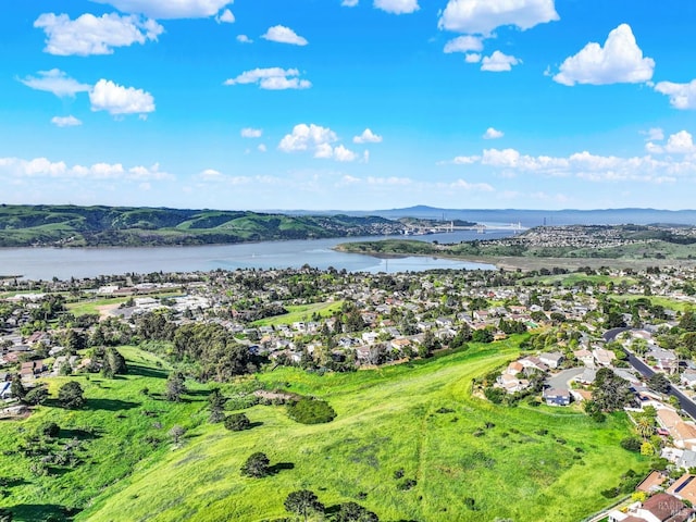 410 Duvall Ct, Benicia, CA 94510 - birds eye view of property with a residential view and a water view
