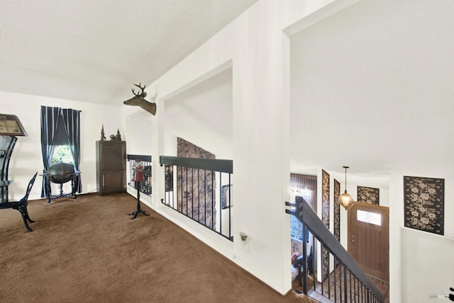 410 Duvall Ct, Benicia, CA 94510 - corridor with carpet flooring, an upstairs landing, and plenty of natural light