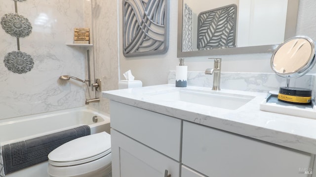 324 Pear Tree Ter Unit D, Napa, CA 94558 - bathroom featuring toilet, vanity, and shower / washtub combination