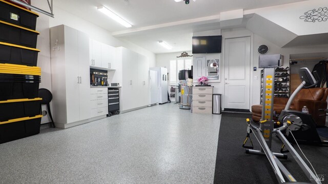 324 Pear Tree Ter Unit D, Napa, CA 94558 - garage featuring freestanding refrigerator and beverage cooler