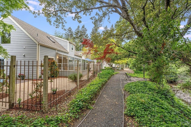 1206 Cayetano Dr, Napa, CA 94559 - view of side of property with fence and roof with shingles