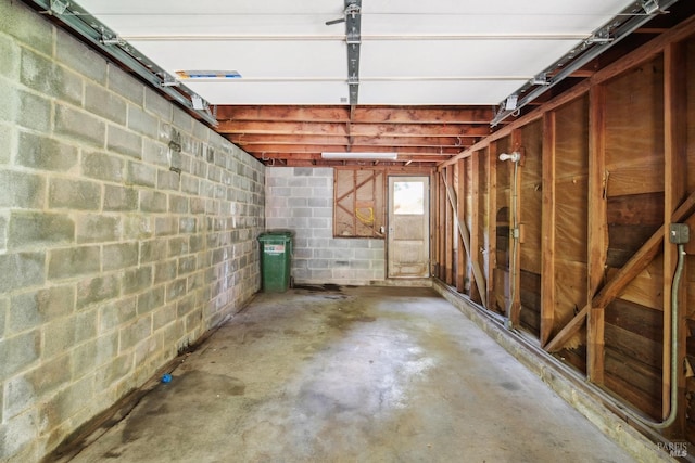 12 Jones Way, Larkspur, CA 94939 - below grade area featuring concrete block wall and a garage