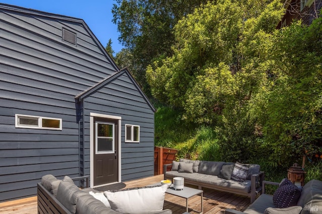 12 Jones Way, Larkspur, CA 94939 - exterior space with outdoor lounge area