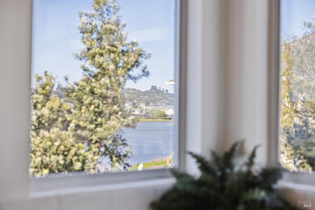 details with a water view