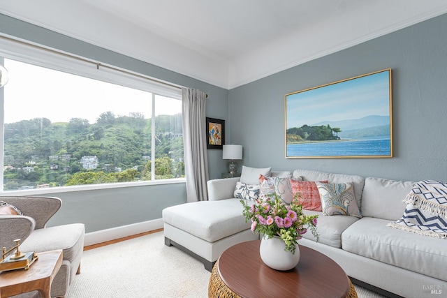 55 Sunshine Ave, Sausalito, CA 94965 - living area featuring wood finished floors and baseboards