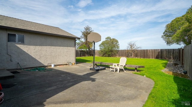 view of patio / terrace featuring a fenced backyard
